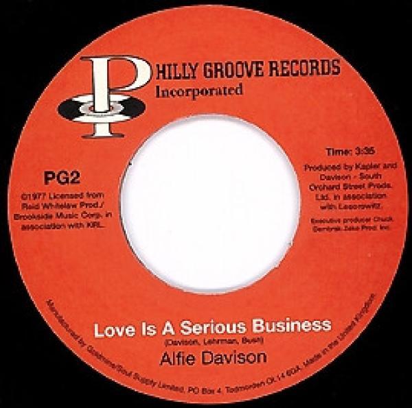 Alfie Davison, Flashlight  - Love Is A Serious Business / Beware She's Pulling My Strings