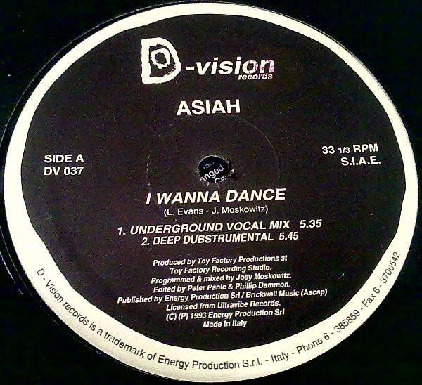 Asiah, Victoria  - I Wanna Dance / Party