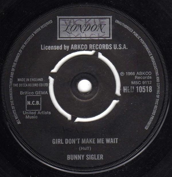 Bunny Sigler - Girl Don't Make Me Wait