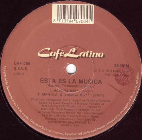 Cafe Latino - Esta Es La Musica