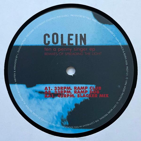 Colein - Ten A Penny Singer EP (Remixes Of Spreading The Light)