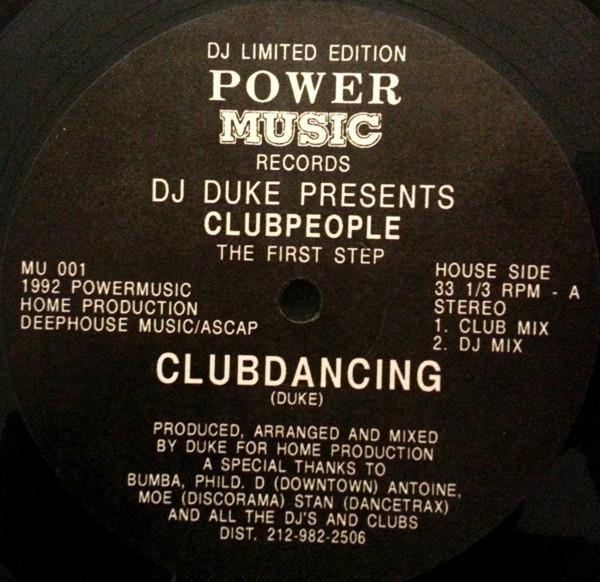 DJ Duke, Club People - The First Step