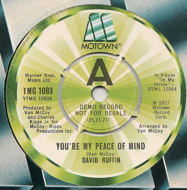 David Ruffin - Your My Peace Of Mind