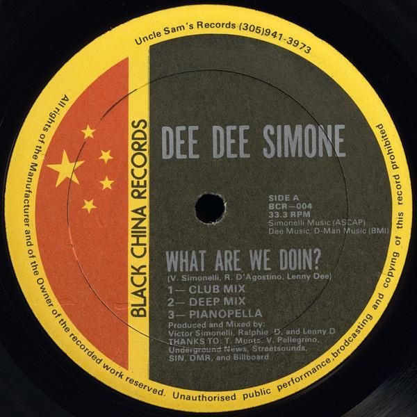 Dee Dee Simone - What Are We Doin?''