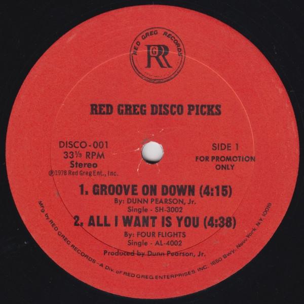 Dunn Pearson Jr., Four Flights, The Universal Robot Band - Red Greg Disco Picks