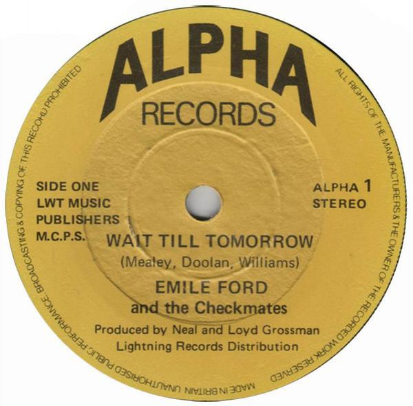 Emile Ford & The Checkmates - Wait Till Tomorrow