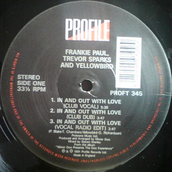 Frankie Paul, Trevor Sparks, Yellow Bird - In And Out With Love