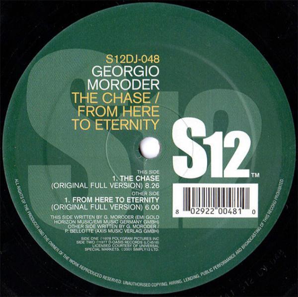 Giorgio Moroder - The Chase / From Here To Eternity