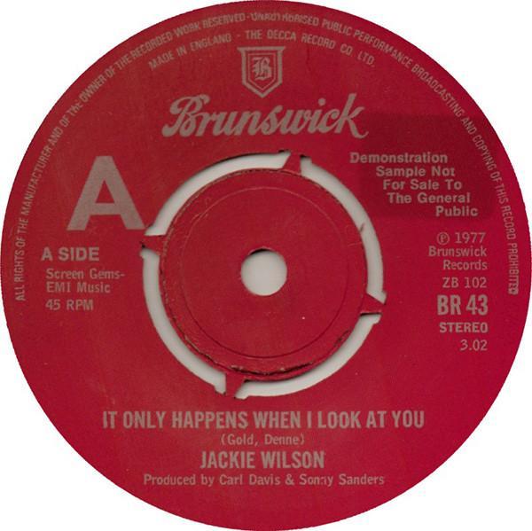 Jackie Wilson - It Only Happens When I Look At You