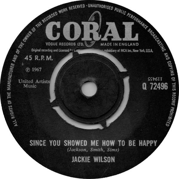 Jackie Wilson - Since You Showed Me How To Be Happy / The Who Who Song
