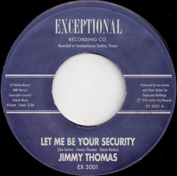 Jimmy Thomas - Let Me Be Your Security / First Class Ticket