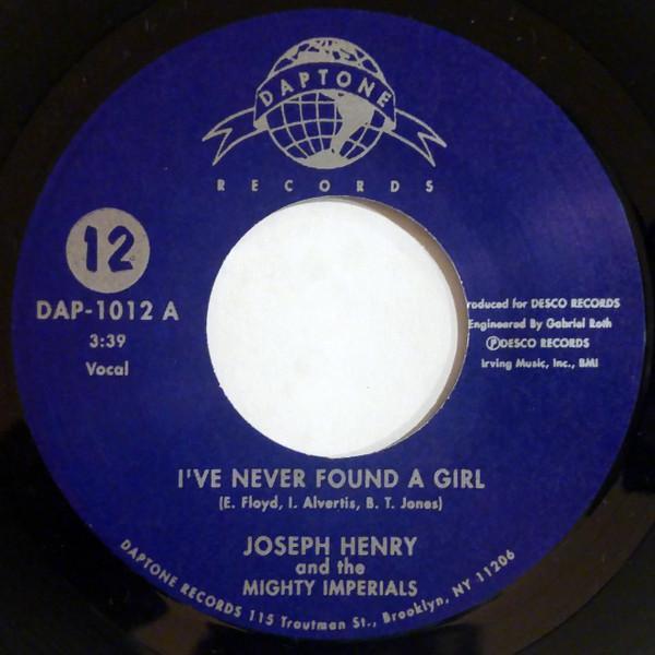 Joseph Henry, The Mighty Imperials - I've Never Found A Girl / The Matador