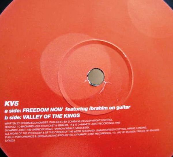 KV5 - Freedom Now / Valley Of The Kings