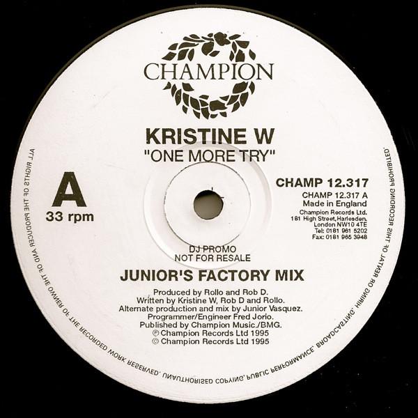 Kristine W - One More Try