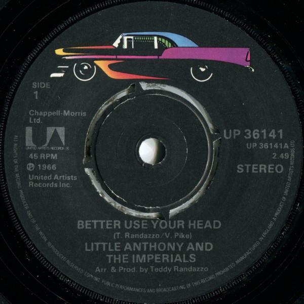 Little Anthony & The Imperials - Better Use Your Head / Gonna Fix You Good