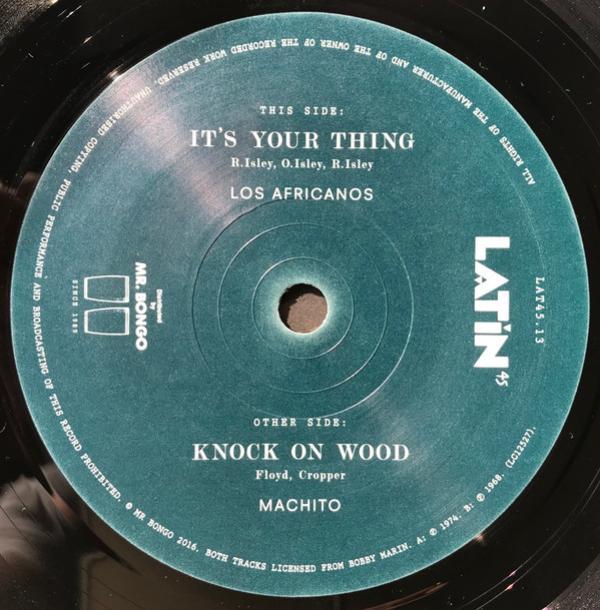 Los Africanos, Machito - It's Your Thing / Knock On Wood
