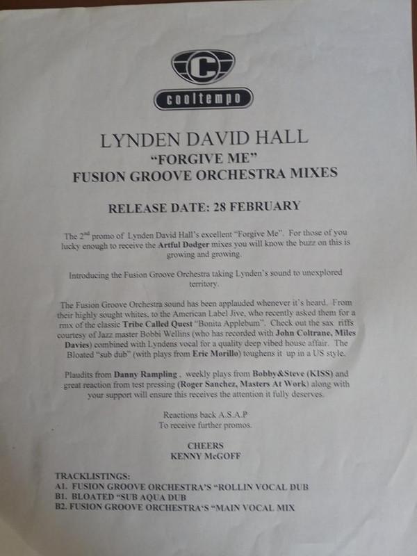 Lynden David Hall - Forgive Me