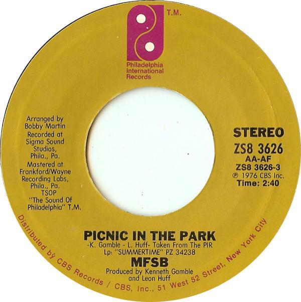 MFSB - Picnic In The Park