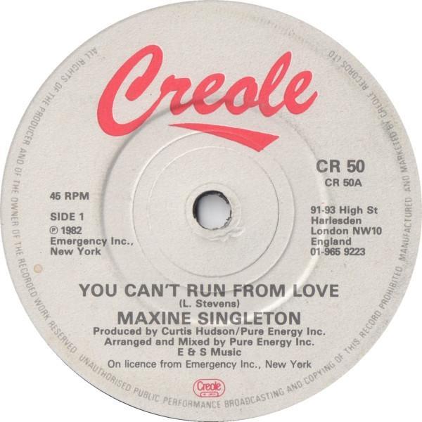 Maxine Singleton - You Can't Run From Love