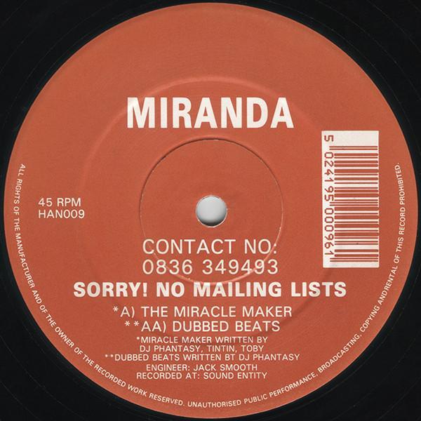 Miranda  - The Miracle Maker / Dubbed Beats