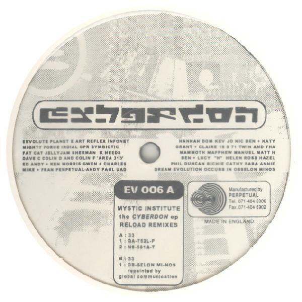 Mystic Institute - The Cyberdon EP (Reload Remixes)