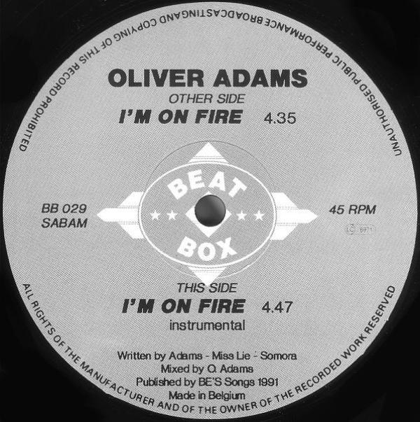 Oliver Adams - I'm On Fire