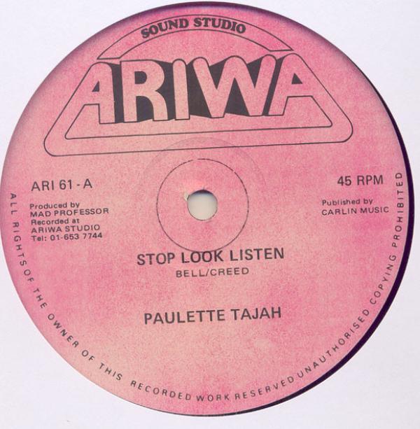 Paulette Tajah, The Robotiks - Stop Look Listen / The Joker