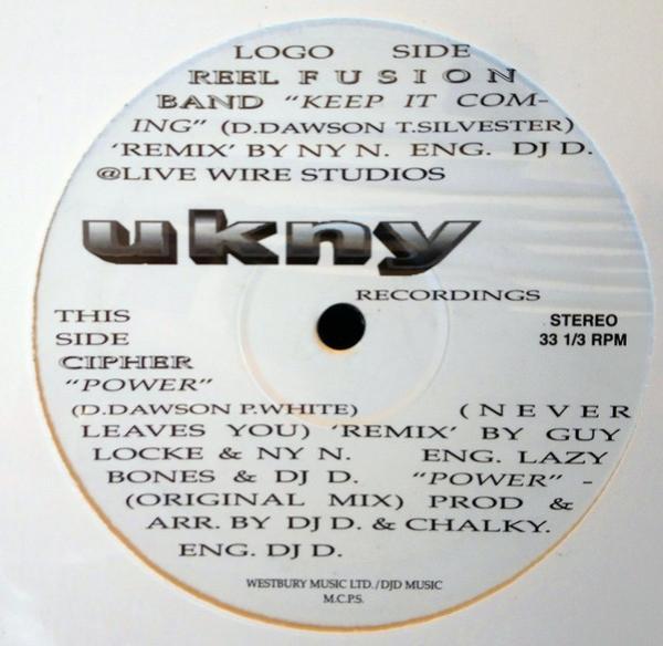 Reel Fusion Band, Cipher  - Keep It Coming (Remix) / Power (Never Leaves You)