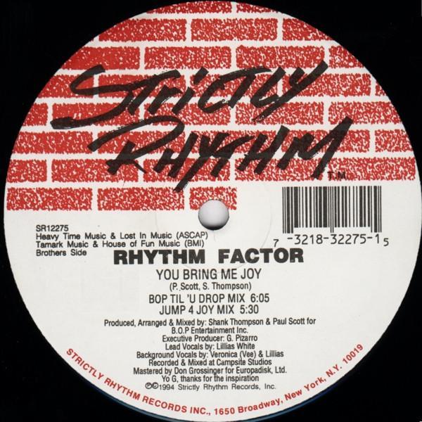 Rhythm Factor - You Bring Me Joy