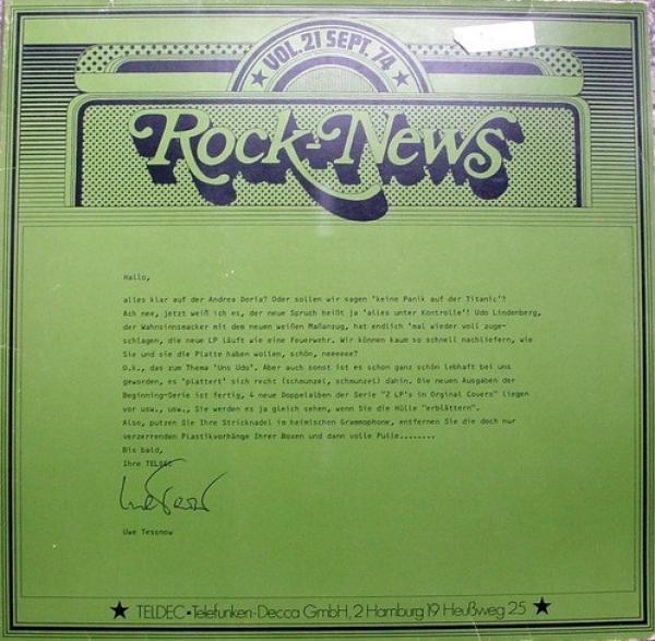  - Rock-News Vol. 21 Sept. 74