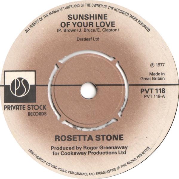Rosetta Stone  - Sunshine Of Your Love