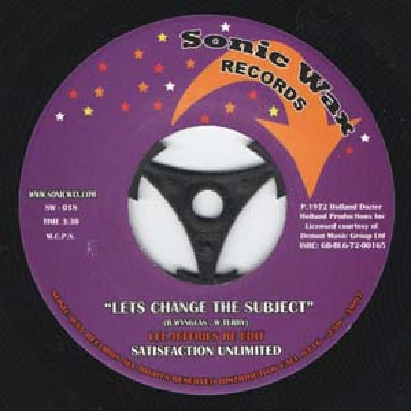 Satisfaction Unlimited - Let's Change The Subject