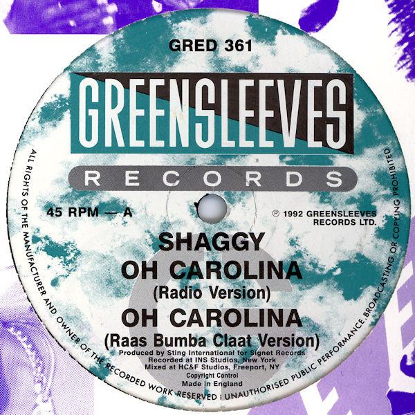 Shaggy, Rayvon - Oh Carolina / Rivers Of Babylon