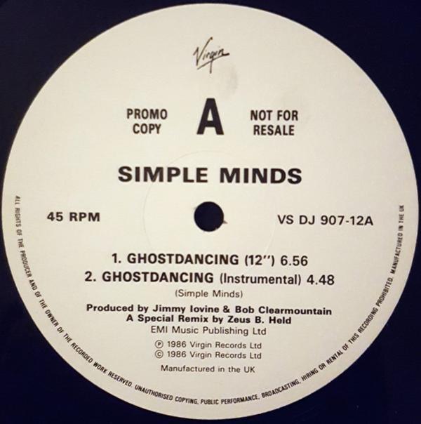 Simple Minds - Ghostdancing / Jungleland
