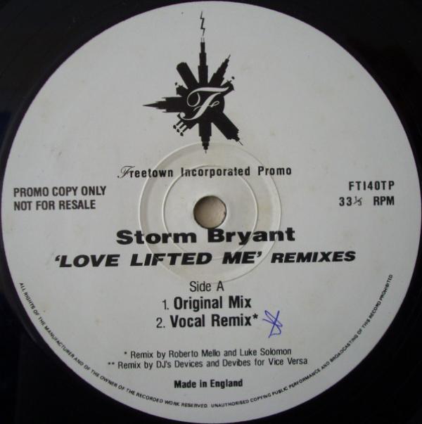 Storm Bryant - Love Lifted Me (Remixes)