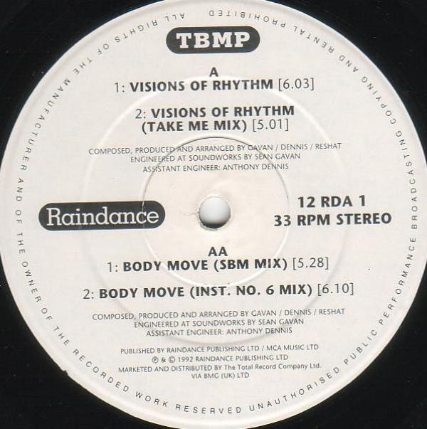 T.B.M.P. - Visions Of Rhythm / Body Move
