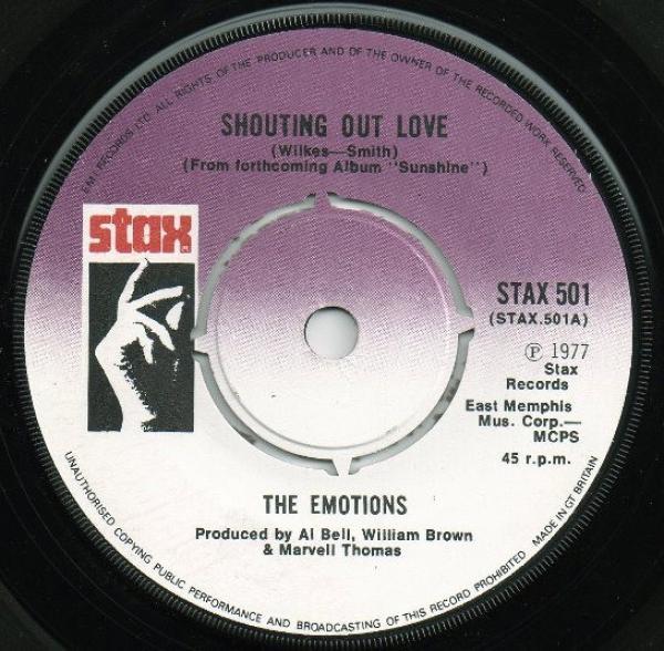 The Emotions - Shouting Out Love