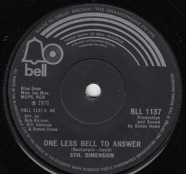 The Fifth Dimension - One Less Bell To Answer