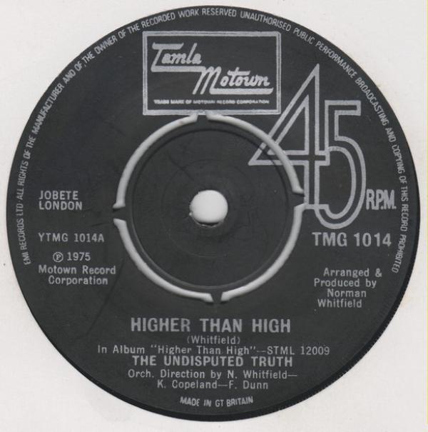 Undisputed Truth  - Higher Than High