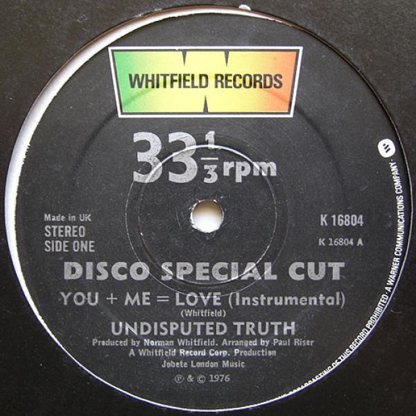 Undisputed Truth  - You + Me = Love