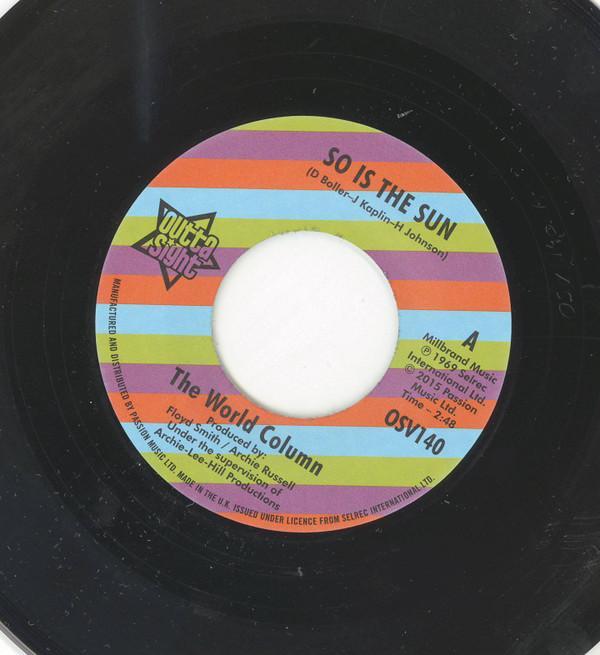 World Column, Prince George - So Is The Sun / Wrong Crowd